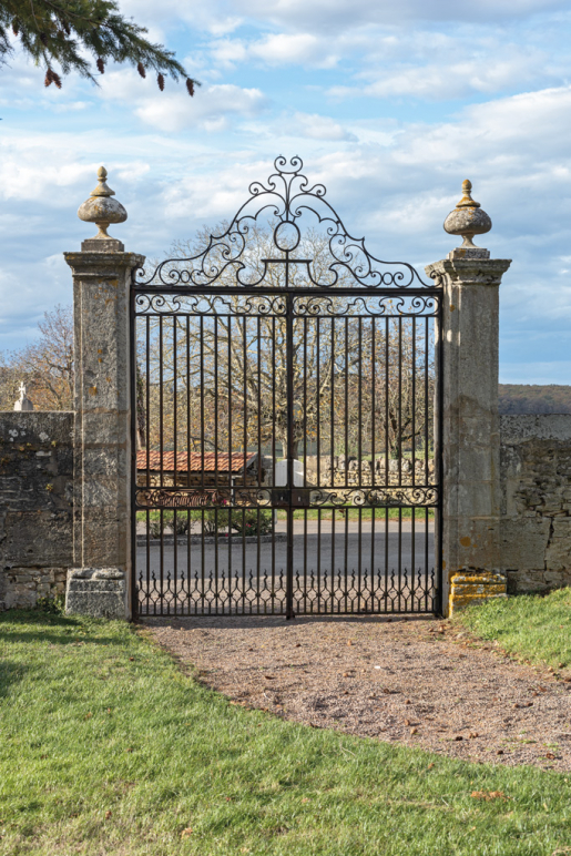 entrée de jardin © Pierre-Marie Barbe-Richaud / Région Bourgogne-Franche-Comté, Inventaire du patrimoine - 2018