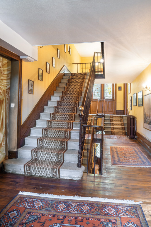 escalier © Pierre-Marie Barbe-Richaud / Région Bourgogne-Franche-Comté, Inventaire du patrimoine - 2018