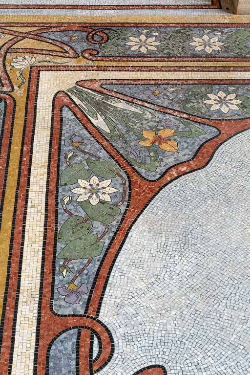 Détail de l'organisation du décor. © Pierre-Marie Barbe-Richaud / Région Bourgogne-Franche-Comté, Inventaire du patrimoine - 2019 Détail de l'organisation du décor. © Pierre-Marie Barbe-Richaud / Région Bourgogne-Franche-Comté, Inventaire du patrimoine - 2019