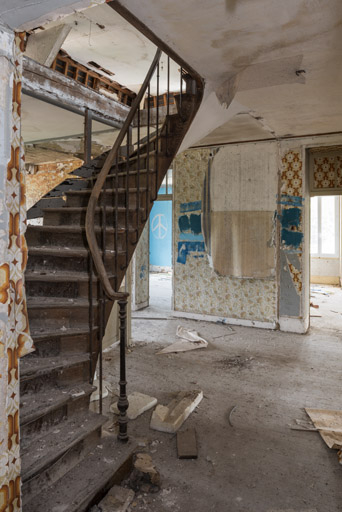 escalier © Pierre-Marie Barbe-Richaud / Région Bourgogne-Franche-Comté, Inventaire du patrimoine - 2019
