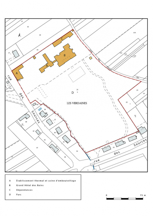 établissement thermal © Pierre-Marie Barbe-Richaud / Région Bourgogne-Franche-Comté, Inventaire du patrimoine - 2020