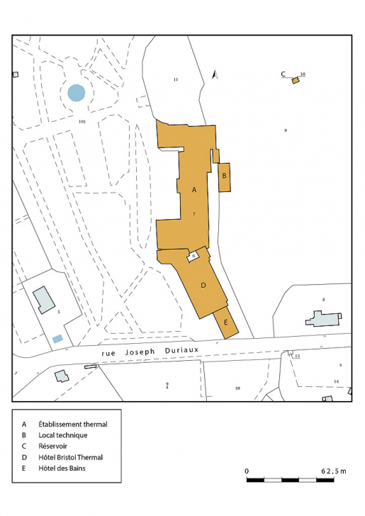 Plan-masse et de situation, extrait du plan cadastral (2020). © Pierre-Marie Barbe-Richaud / Région Bourgogne-Franche-Comté, Inventaire du patrimoine - 2020 Plan-masse et de situation, extrait du plan cadastral (2020). © Pierre-Marie Barbe-Richaud / Région Bourgogne-Franche-Comté, Inventaire du patrimoine - 2020