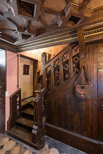 château escalier © Pierre-Marie Barbe-Richaud / Région Bourgogne-Franche-Comté, Inventaire du patrimoine - 2022  château escalier © Pierre-Marie Barbe-Richaud / Région Bourgogne-Franche-Comté, Inventaire du patrimoine - 2022