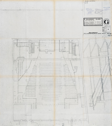  salle de spectacle cinéma immeuble © Pierre-Marie Barbe-Richaud / Région Bourgogne-Franche-Comté, Inventaire du patrimoine - 2022
