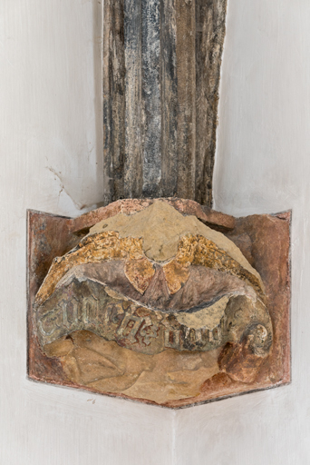 culot © Pierre-Marie Barbe-Richaud / Région Bourgogne-Franche-Comté, Inventaire du patrimoine - 2023  culot © Pierre-Marie Barbe-Richaud / Région Bourgogne-Franche-Comté, Inventaire du patrimoine - 2023
