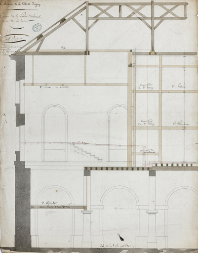  halle théâtre © Pierre-Marie Barbe-Richaud / Région Bourgogne-Franche-Comté, Inventaire du patrimoine - 2023
