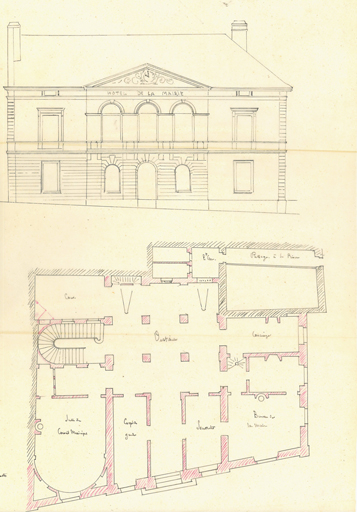 hôtel de ville théâtre © Laurent Poupard / Archives nationales - 2023  hôtel de ville théâtre © Laurent Poupard / Archives nationales - 2023