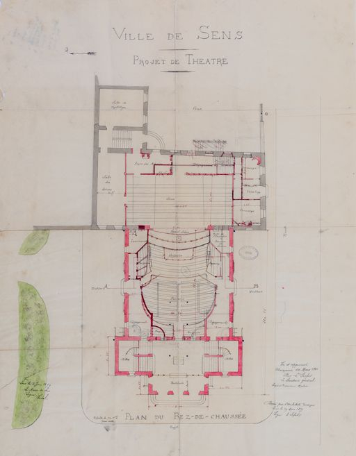 théâtre © Pierre-Marie Barbe-Richaud / Région Bourgogne-Franche-Comté, Inventaire du patrimoine - 2023  théâtre © Pierre-Marie Barbe-Richaud / Région Bourgogne-Franche-Comté, Inventaire du patrimoine - 2023