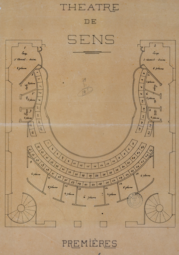 théâtre © Pierre-Marie Barbe-Richaud / Région Bourgogne-Franche-Comté, Inventaire du patrimoine - 2023  théâtre © Pierre-Marie Barbe-Richaud / Région Bourgogne-Franche-Comté, Inventaire du patrimoine - 2023