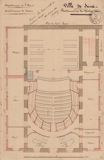théâtre © Pierre-Marie Barbe-Richaud / Région Bourgogne-Franche-Comté, Inventaire du patrimoine - 2023  théâtre © Pierre-Marie Barbe-Richaud / Région Bourgogne-Franche-Comté, Inventaire du patrimoine - 2023