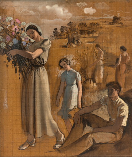  tableau © Pierre-Marie Barbe-Richaud / Région Bourgogne-Franche-Comté, Inventaire du patrimoine - 2023