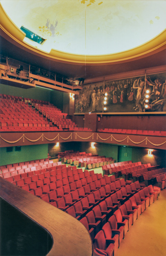  maison du peuple théâtre © Laurent Poupard / Région Bourgogne-Franche-Comté, Inventaire du patrimoine - 2023