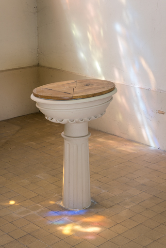 fonts baptismaux couvercle des fonts baptismaux © Pierre-Marie Barbe-Richaud / Région Bourgogne-Franche-Comté, Inventaire du patrimoine - 2023  fonts baptismaux couvercle des fonts baptismaux © Pierre-Marie Barbe-Richaud / Région Bourgogne-Franche-Comté, Inventaire du patrimoine - 2023