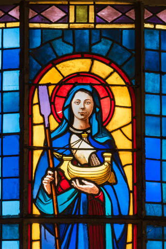 verrière © Pierre-Marie Barbe-Richaud / Région Bourgogne-Franche-Comté, Inventaire du patrimoine - 2023  verrière © Pierre-Marie Barbe-Richaud / Région Bourgogne-Franche-Comté, Inventaire du patrimoine - 2023