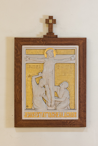 chemin de croix © Pierre-Marie Barbe-Richaud / Région Bourgogne-Franche-Comté, Inventaire du patrimoine - 2023  chemin de croix © Pierre-Marie Barbe-Richaud / Région Bourgogne-Franche-Comté, Inventaire du patrimoine - 2023