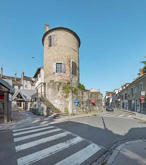 fortification d'agglomération © Thierry Kuntz / Région Bourgogne-Franche-Comté, Inventaire du patrimoine - 2024  fortification d'agglomération © Thierry Kuntz / Région Bourgogne-Franche-Comté, Inventaire du patrimoine - 2024
