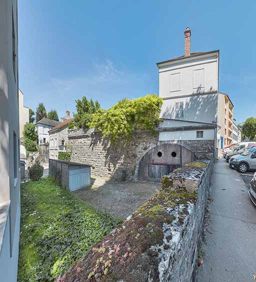 fortification d'agglomération bastion © Thierry Kuntz / Région Bourgogne-Franche-Comté, Inventaire du patrimoine - 2024  fortification d'agglomération bastion © Thierry Kuntz / Région Bourgogne-Franche-Comté, Inventaire du patrimoine - 2024
