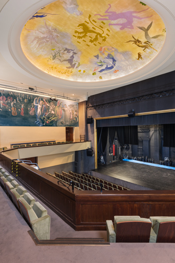  maison du peuple théâtre © Pierre-Marie Barbe-Richaud / Région Bourgogne-Franche-Comté, Inventaire du patrimoine - 2024