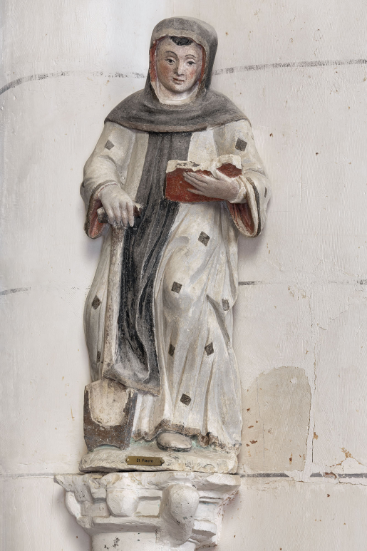 statue © Thierry Kuntz / Région Bourgogne-Franche-Comté, Inventaire du patrimoine - 2024  statue © Thierry Kuntz / Région Bourgogne-Franche-Comté, Inventaire du patrimoine - 2024