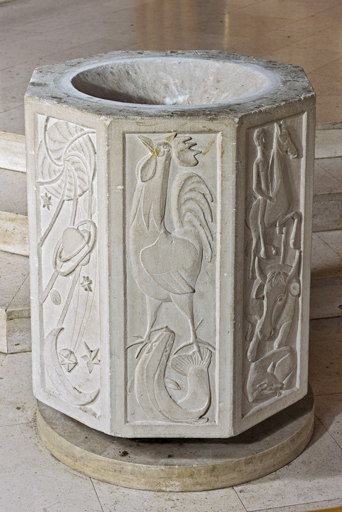  fonts baptismaux bas-relief © Pierre-Marie Barbe-Richaud / Région Bourgogne-Franche-Comté, Inventaire du patrimoine - 2025