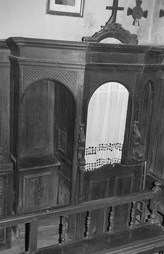 confessionnal © Liliane Hamelin / Région Bourgogne-Franche-Comté, Inventaire du patrimoine - 1969