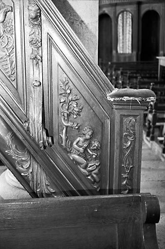 La tentation d'Eve. © Yves Sancey / Région Bourgogne-Franche-Comté, Inventaire du patrimoine - 1973