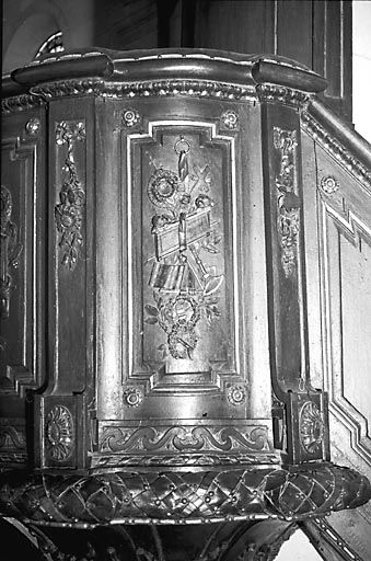 Quatrième panneau de la cuve. © Yves Sancey / Région Bourgogne-Franche-Comté, Inventaire du patrimoine - 1973