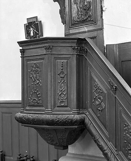 Détail de la cuve. © Yves Sancey / Région Bourgogne-Franche-Comté, Inventaire du patrimoine - 1973