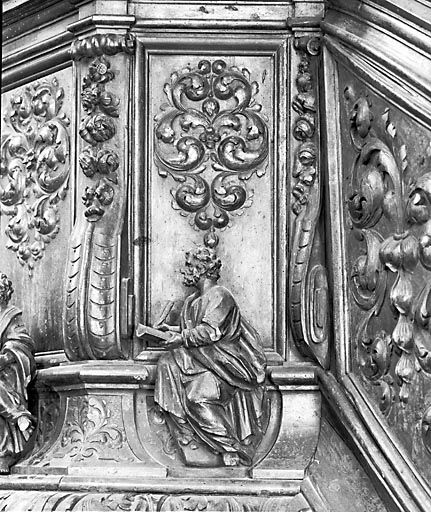 Saint Matthieu. © Yves Sancey / Région Bourgogne-Franche-Comté, Inventaire du patrimoine - 1974