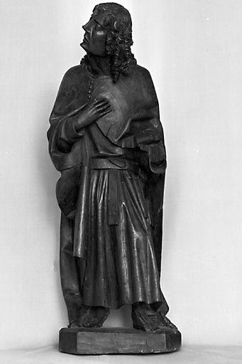 Saint Jean, vu de face. © Yves Sancey / Région Bourgogne-Franche-Comté, Inventaire du patrimoine - 1974