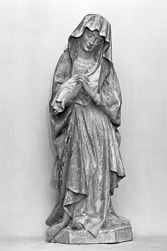 La Vierge, vue de face. © Yves Sancey / Région Bourgogne-Franche-Comté, Inventaire du patrimoine - 1974