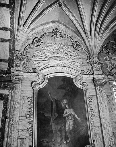Mur gauche, première travée. © Yves Sancey / Région Bourgogne-Franche-Comté, Inventaire du patrimoine - 1974
