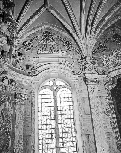 Mur droit, deuxième travée. © Yves Sancey / Région Bourgogne-Franche-Comté, Inventaire du patrimoine - 1974