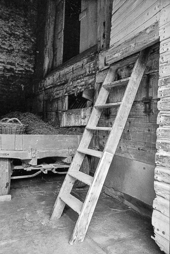 Ferme cadastrée 1965 AD  : une partie de la grange. © F. Pernin / Région Bourgogne-Franche-Comté, Inventaire du patrimoine - 1974