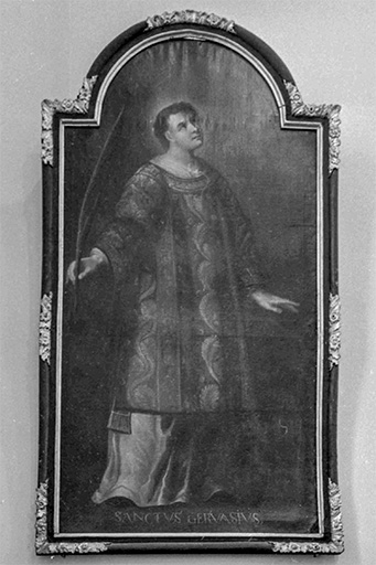 Tableau de saint Protais, 19ème siècle : vue de face © Guy Forestier / Région Bourgogne-Franche-Comté, Inventaire du patrimoine - 1974