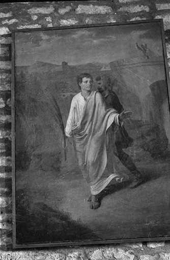 Tableau représentant saint Symphorien, XIXe siècle : vue de face © Guy Forestier / Région Bourgogne-Franche-Comté, Inventaire du patrimoine - 1974