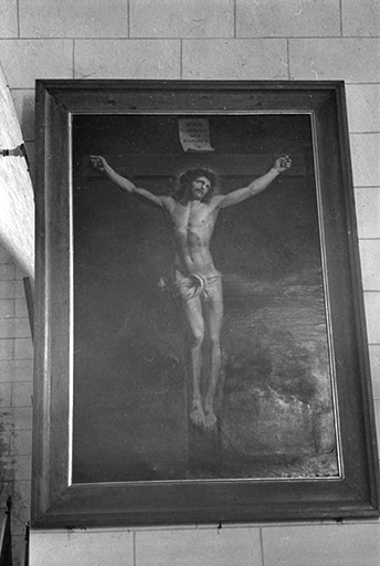 Tableau représentant la Crucifixion, 1838 : vue de face © Guy Forestier / Région Bourgogne-Franche-Comté, Inventaire du patrimoine - 1974
