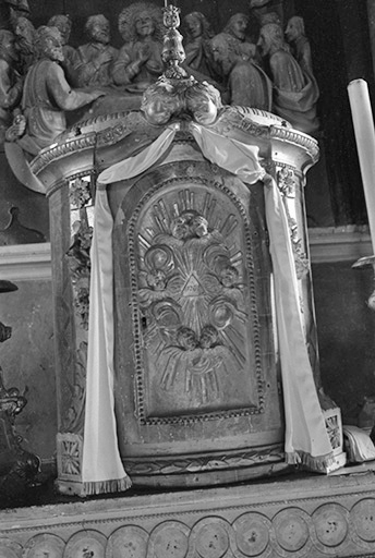 Tabernacle du maître-autel. © Guy Forestier / Région Bourgogne-Franche-Comté, Inventaire du patrimoine - 1974