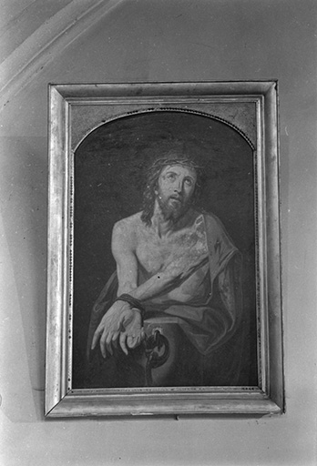 Tableau du Christ, XIXe siècle : vue de face. © Guy Forestier / Région Bourgogne-Franche-Comté, Inventaire du patrimoine - 1974