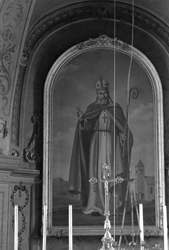 Tableau : saint Germain, peinture, 19ème siècle : vue de face © Guy Forestier / Région Bourgogne-Franche-Comté, Inventaire du patrimoine - 1974