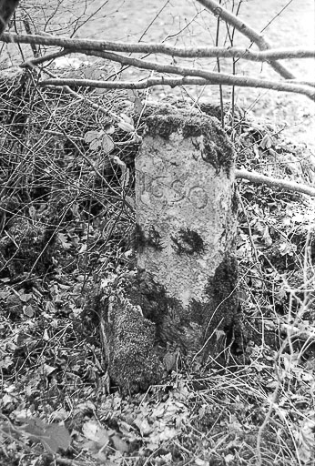 Borne en calcaire, 1690 : vue générale. © Guy Forestier / Région Bourgogne-Franche-Comté, Inventaire du patrimoine - 1974