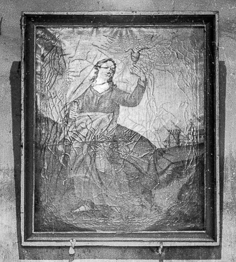 Tableau : le Christ : vue d'ensemble. © Guy Forestier / Région Bourgogne-Franche-Comté, Inventaire du patrimoine - 1974