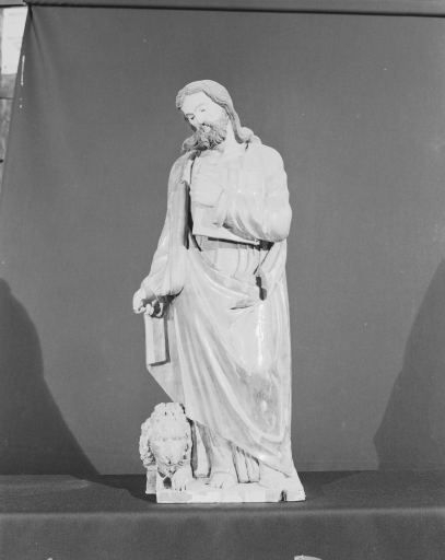 Saint Marc vu de face. © Yves Sancey / Région Bourgogne-Franche-Comté, Inventaire du patrimoine - 1974