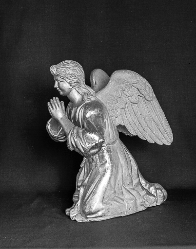 Ange gauche, profil gauche. © Yves Sancey / Région Bourgogne-Franche-Comté, Inventaire du patrimoine - 1975