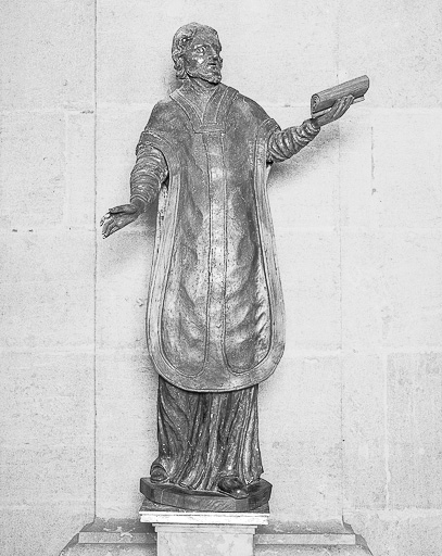 Diacre au parchemin : face. © Yves Sancey / Région Bourgogne-Franche-Comté, Inventaire du patrimoine - 1975