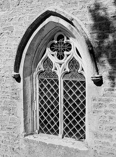 Vue de la baie du chevet. © Yves Sancey / Région Bourgogne-Franche-Comté, Inventaire du patrimoine - 1975