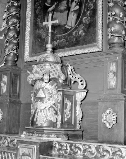 Détail : le tabernacle. © Yves Sancey / Région Bourgogne-Franche-Comté, Inventaire du patrimoine - 1975