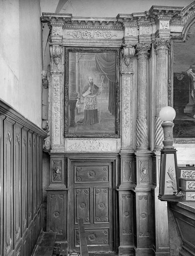 Détail : aile gauche. © Yves Sancey / Région Bourgogne-Franche-Comté, Inventaire du patrimoine - 1975