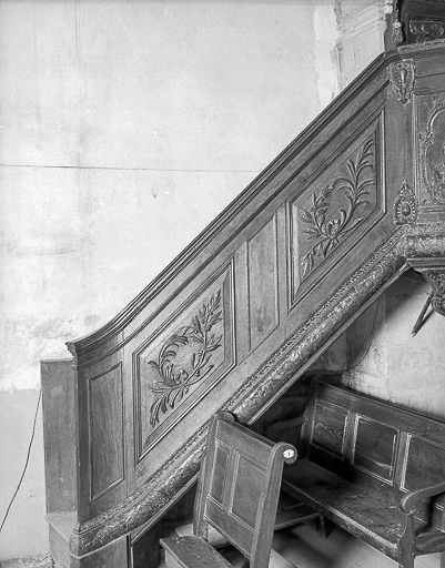 Détail : la rampe. © Yves Sancey / Région Bourgogne-Franche-Comté, Inventaire du patrimoine - 1975