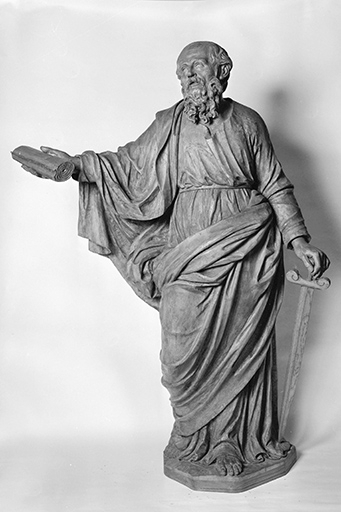 Saint Paul : vue de face. © Dominique Humbert / Région Bourgogne-Franche-Comté, Inventaire du patrimoine - 1976